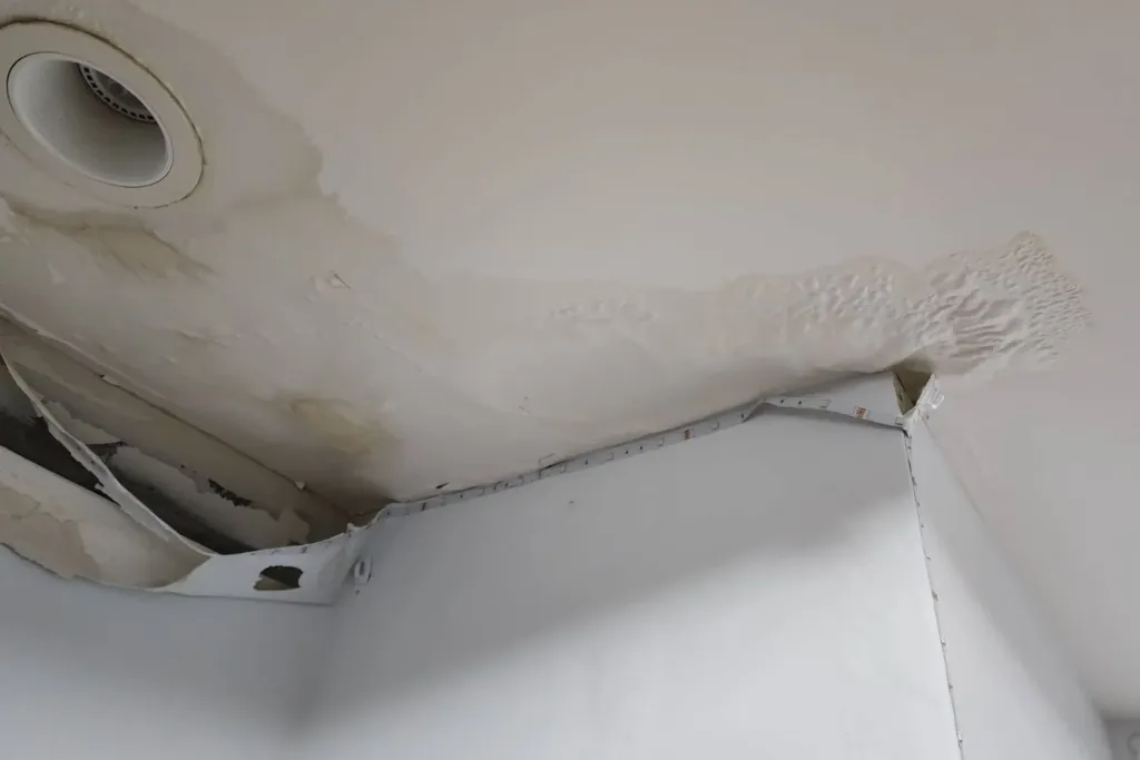 A Team Facility Service Wall Damage